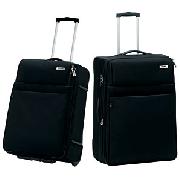 Antler Tronic Soft Trolley Cases, Black