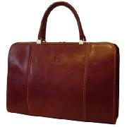Chiarugi Leather Briefcase (Three Compartments)