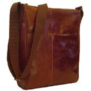 Chiarugi Leather Messenger Handbag