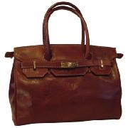 Chiarugi Leather Shopper Handbag