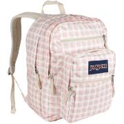 Jansport Big Student - Large Backpack In Pink Pig Gingham Plaid