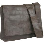 Jost Croco Shoulder Bag (Medium)