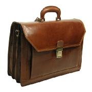 Pellevera Leather Briefcase