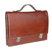 Pellevera Leather Portfolio Briefcase