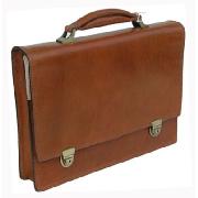 Pellevera Leather Slimline Briefcase Portfolio