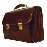 Pellevera Leather Unisex Briefcase