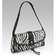 Classic Zebra Print Shoulder Bag