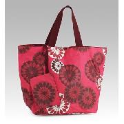 Floral Print Holiday Shoulder Bag