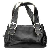 Debenhams Collection - Black Circle Buckle Grab Bag