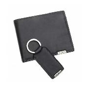 Samsonite - Black Classic Wallet with Key Fob Set