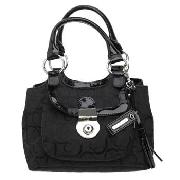 Debenhams Collection - Black Jacquard Grab Bag