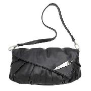 Fiorelli - Black Pleated Shoulder Clutch Bag