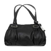 J by Jasper Conran - Black Shoulder Bag with Handle Fittings