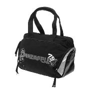Pineapple - Black with Silver Pocket Gym Tote Bag