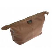 Hi Design - Brown Leather Wash Bag