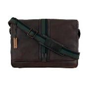 Hi Design - Brown 'Masika' Leather Despatch Bag