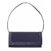 Debenhams Classics - Purple Sequin Border Shoulder Bag