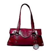 Modalu - Red Large Flap Shoulder Bag