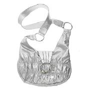 Star by Julien Macdonald - Silver Gathered Scoop Bag