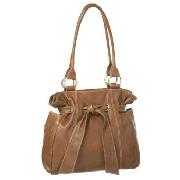 Principles - Tan Leather Bow Bag